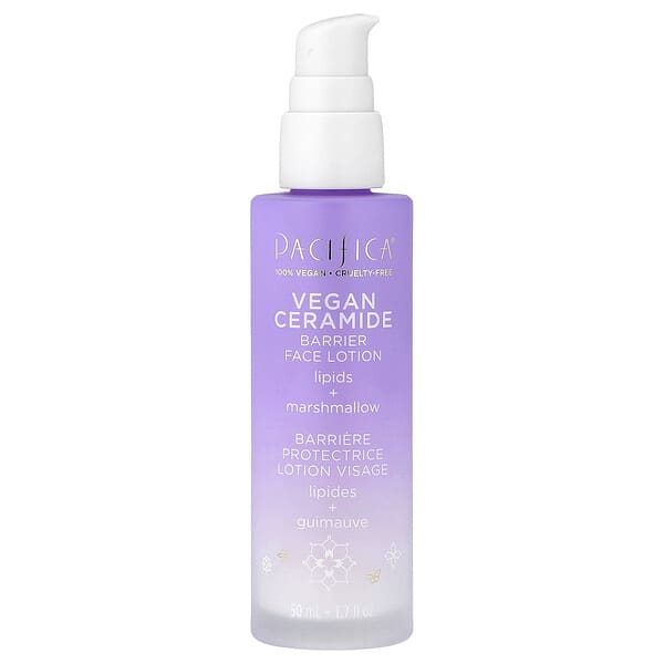 pap30537_v_35.jpg Vegan Ceramide, барьерный лосьон для лица, без отдушек, 50 мл (1,7 жидк. унц.) — Pacifica