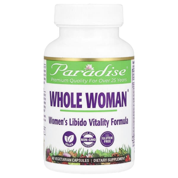 par77706_v_47.jpg Whole Woman®, формула для поддержки жизненной силы женского либидо, 60 вегетарианских капсул — Paradise Herbs