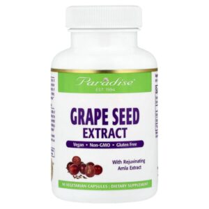 ActiVin экстракт виноградных косточек с амлой, 90 вегетарианских капсул — Paradise Herbs