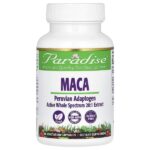 Мака, 60 вегетарианских капсул (250 мг на капсулу) — Paradise Herbs