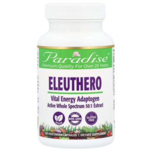 Eleuthero, 120 вегетарианских капсул (250 мг на капсулу) — Paradise Herbs