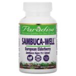 Sambuca-Well, европейская бузина, 250 мг, 60 вегетарианских капсул — Paradise Herbs