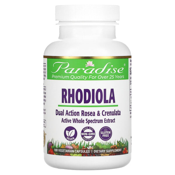 par77895_v_8.jpg Rhodiola , 180 Vegetarian Capsules — Paradise Herbs