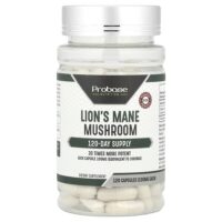 Гриб львиная грива, 100 мг, 120 капсул — Probase Nutrition
