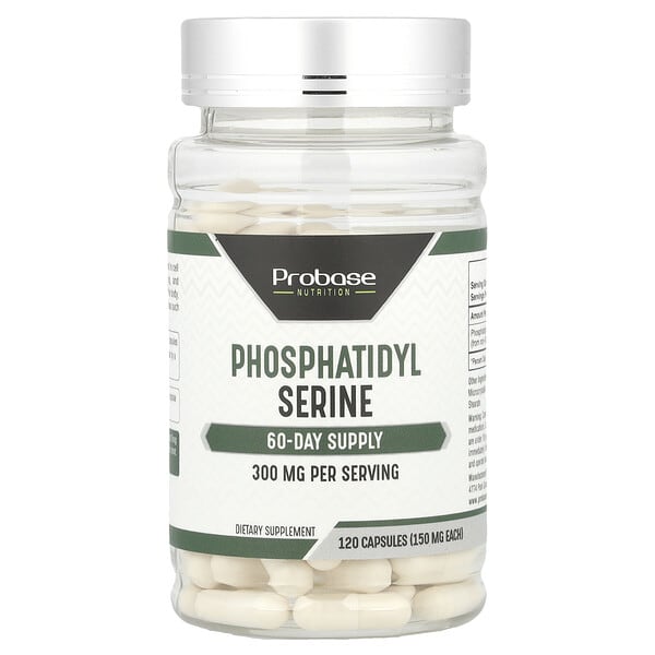 pba69063_v_16.jpg Фосфатидилсерин, 120 капсул (150 мг на капсулу) — Probase Nutrition
