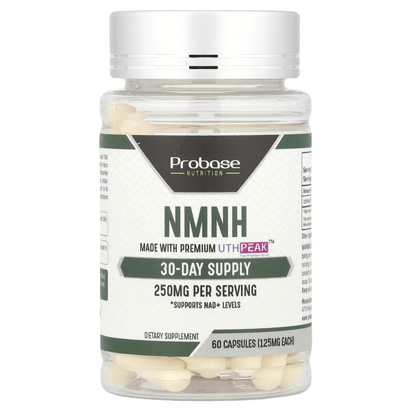 pba69760_v_16.jpg NMNH, 60 капсул (125 мг в каждой капсуле) — Probase Nutrition