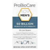 пробиотики с пребиотиками для мужчин, 50 млрд, 60 растительных капсул — ProBioCare