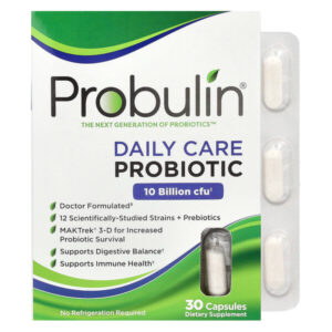 пробиотик для ежедневного ухода, 10 млрд КОЕ, 30 капсул — Probulin