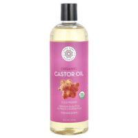 органическое касторовое масло, 473 мл (16 жидк. унций) — Pure Body Naturals