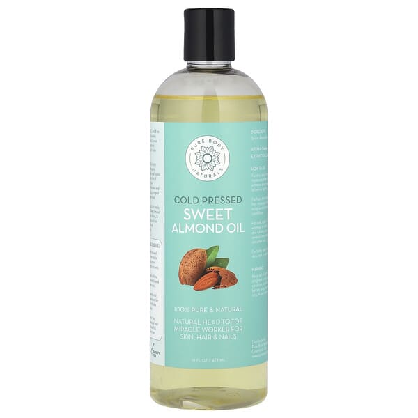 pby00718_v_16.jpg Масло сладкого миндаля, 473 мл (16 жидк. унц.) — Pure Body Naturals