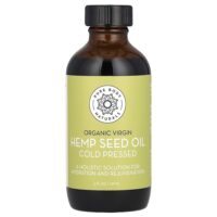 Органическое масло семян конопли первого отжима, 118 мл (4 жидк. унц.) — Pure Body Naturals