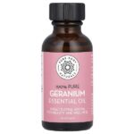 100% чистое эфирное масло, герани, 30 мл (1 жидк. унц.) — Pure Body Naturals