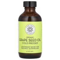 Органическое масло из виноградных косточек, 118 мл (4 жидк. унц.) — Pure Body Naturals