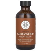 100% чистое эфирное масло, кедр, 118 мл (4 жидк. унц.) — Pure Body Naturals