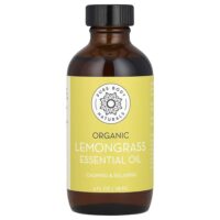 Органическое эфирное масло, лемонграсс, 118 мл (4 жидк. унц.) — Pure Body Naturals