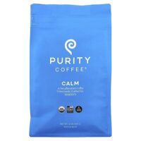 Calm, цельные бобы, без кофеина, 340 г (12 унций) — Purity Coffee