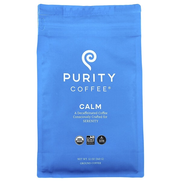 pce16926_v_2.jpg Calm, молотый, без кофеина, 340 г (12 унций) — Purity Coffee
