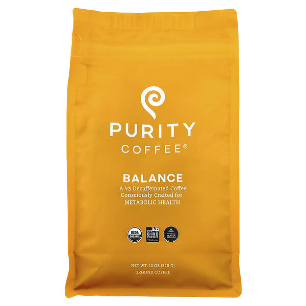pce16928_v_2.jpg Balance, молотый, на 2/3 без кофеина, 340 г (12 унций) — Purity Coffee