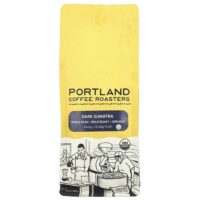 Organic Coffee, Dark Sumatra, цельные зерна, жирной обжарки, 340 г (12 унций) — Portland Coffee Roasters