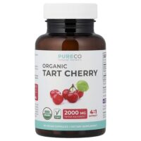 органическая вишня, 60 веганских капсул (500 мг в 1 капсуле) — Pure Co.