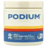 соль и электролиты, со вкусом голубой малины, 165 г (5,82 унции) — Podium Nutrition