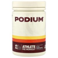 Athlete, предтренировочный комплекс, с голубой малиной, 398 г (14,04 унции) — Podium Nutrition