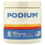 соль и электролиты, с вкусом клубники, 162 г (5,71 унции) — Podium Nutrition