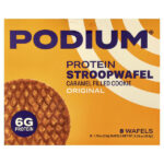 протеиновая штучная вафля, оригинальная, 8 вафель по 33 г (1,16 унции) — Podium Nutrition