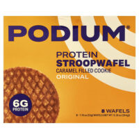 протеиновая штучная вафля, оригинальная, 8 вафель по 33 г (1,16 унции) — Podium Nutrition