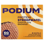 протеиновая вафля, шоколадный брауни, 8 вафель по 33 г (1,16 унции) — Podium Nutrition