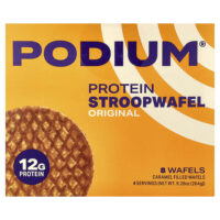 протеиновая штоквафель, оригинальная, 8 вафель, 264 г (9,28 унции) — Podium Nutrition