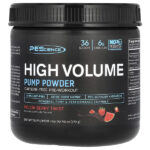 High Volume, порошок для помпы, без кофеина, дыня и ягоды, 270 г (9,5 унции) — PEScience