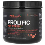 Prolific, перед тренировкой, со вкусом дыни и ягод, 280 г (9,88 унции) — PEScience