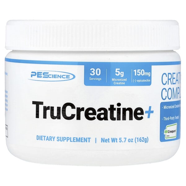 pec54334_v_41.jpg TruCreatine+, комплекс с креатином, 162 г (5,7 унции) — PEScience