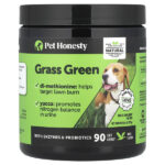Grass Green, для собак, утка, 90 жевательных таблеток, 270 г (9,5 унции) — Pet Honesty
