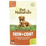 Кожа + мех, для собак, 30 жевательных таблеток, 2,12 унции (60 г) — Pet Naturals