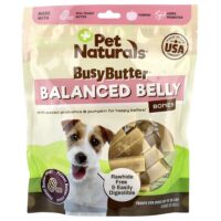BusyButter®, сбалансированные кости живота, для собак до 26 фунтов, с начинкой из арахисового масла, 368,5 г (13 унций) — Pet Naturals
