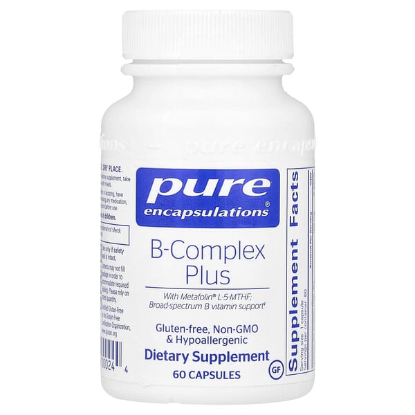 pes00024_v_11.jpg B-Complex Plus, 60 капсул — Pure Encapsulations