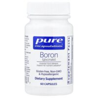 Boron (Glycinate), 60 Capsules (2 mg per Capsule) — Pure Encapsulations