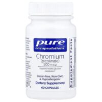 Chromium - Picolinate, 500 mcg, 60 Capsules — Pure Encapsulations