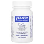 CoQ10, 120 мг, 30 капсул — Pure Encapsulations