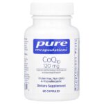 CoQ10, 120 мг, 60 капсул — Pure Encapsulations