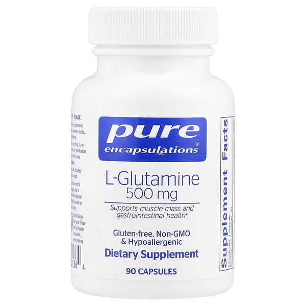pes00136_v_8.jpg L-глютамин, 500 мг, 90 капсул — Pure Encapsulations