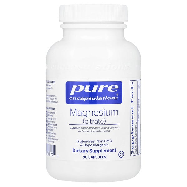 pes00172_v_8.jpg Магний (цитрат), 150 мг, 90 капсул — Pure Encapsulations