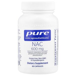 NAC, 600 мг, 90 капсул — Pure Encapsulations