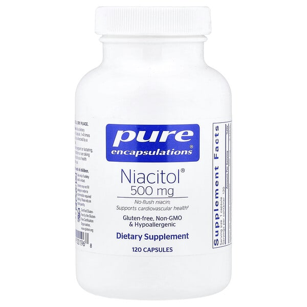 pes00196_v_10.jpg Niacitol®, 500 mg, 120 Capsules — Pure Encapsulations