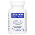 Цинк 30, 180 капсул (30 мг в капсуле) — Pure Encapsulations