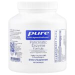 Формула ферментов поджелудочной железы, 180 капсул (500 мг на капсулу) — Pure Encapsulations