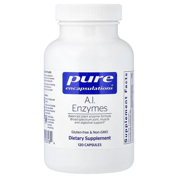 pes00318_v_10.jpg A.I. Enzymes, 120 Capsules — Pure Encapsulations