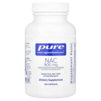 NAC, 900 мг, 120 капсул — Pure Encapsulations